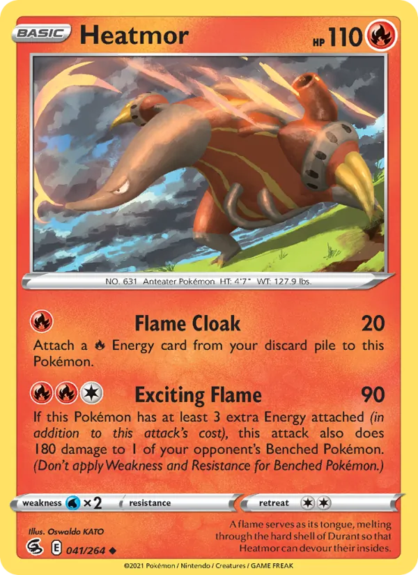 Kartu Heatmor dari Fusion Strike, nomor 41/264