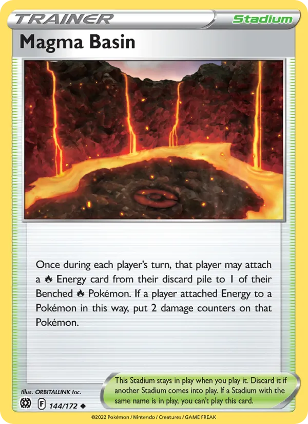 Kartu Magma Basin dari Brilliant Stars, nomor 144/172