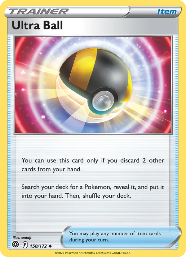 Kaart Ultra Ball uit Brilliant Stars, nummer 150/172