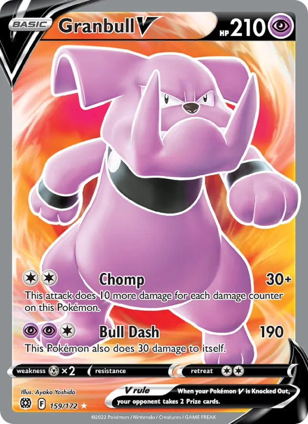 Kaart Granbull V uit Brilliant Stars, nummer 159/172