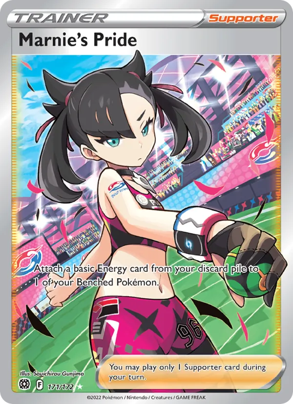 Marnie's Pride card from Brilliant Stars, number 171/172