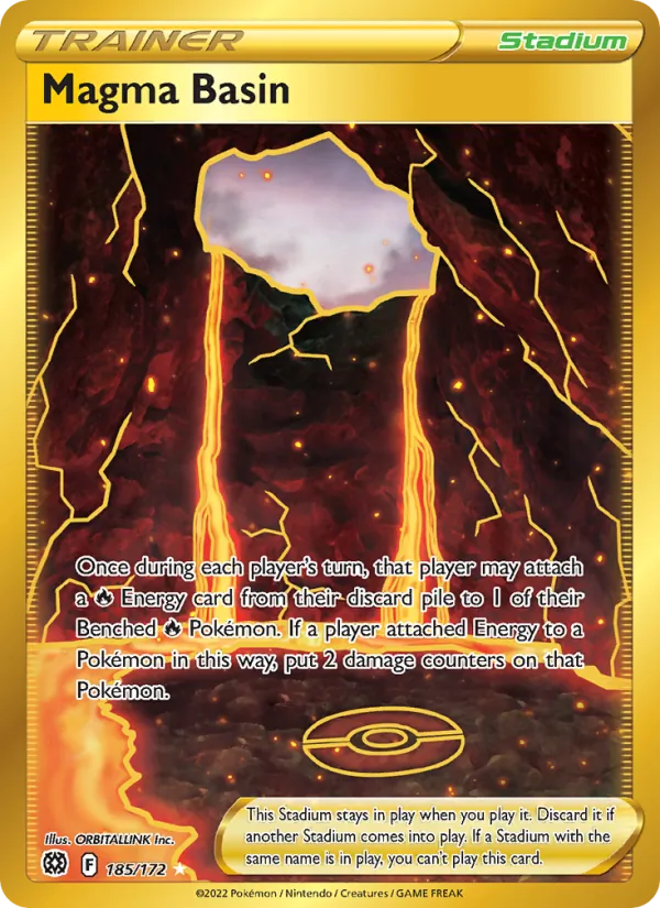 Kartu Magma Basin dari Brilliant Stars, nomor 185/172