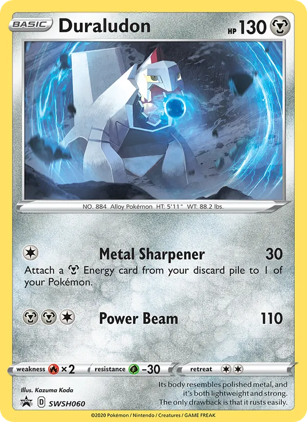 Kartu Duraludon dari SWSH Black Star Promos, nomor SWSH060/307