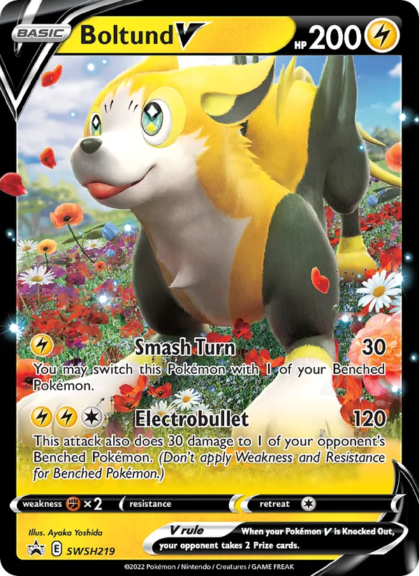 Kartu Boltund V dari SWSH Black Star Promos, nomor SWSH219/307