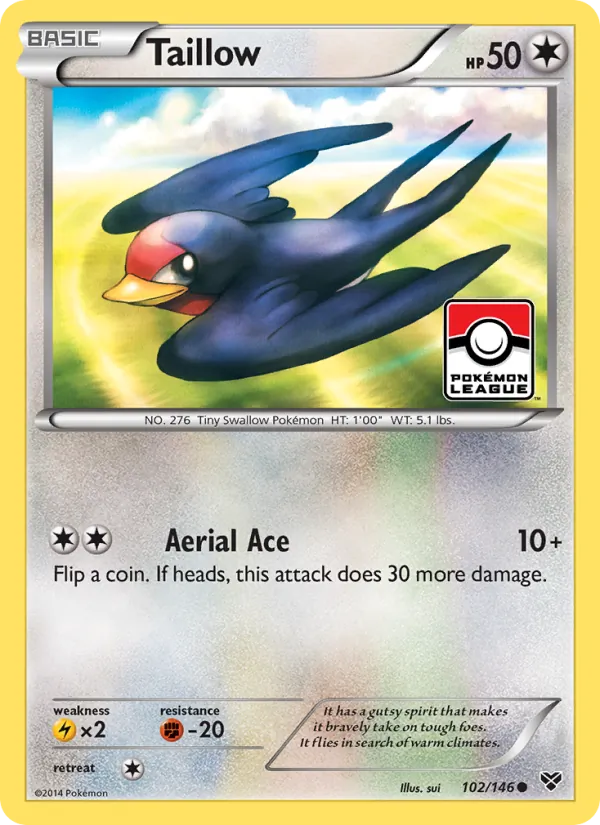 Kaart Taillow uit XY, nummer 102/146