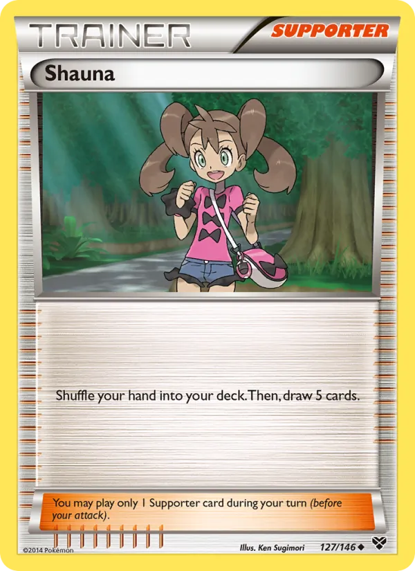 Kartu Shauna dari XY, nomor 127/146