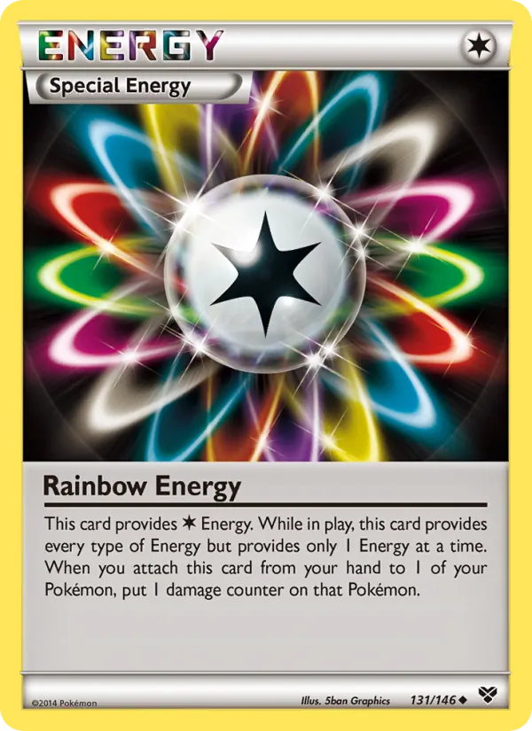Kartu Rainbow Energy dari XY, nomor 131/146