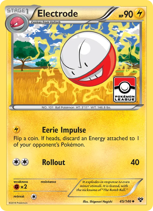 Kartu Electrode dari XY, nomor 45/146