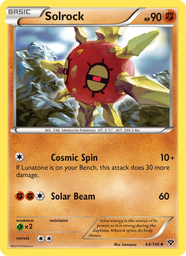 Kaart Solrock uit XY, nummer 64/146
