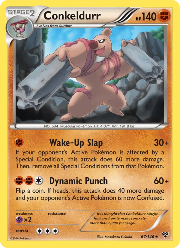Kaart Conkeldurr uit XY, nummer 67/146