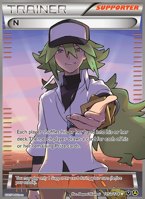 N card from Fates Collide, number 105a/124