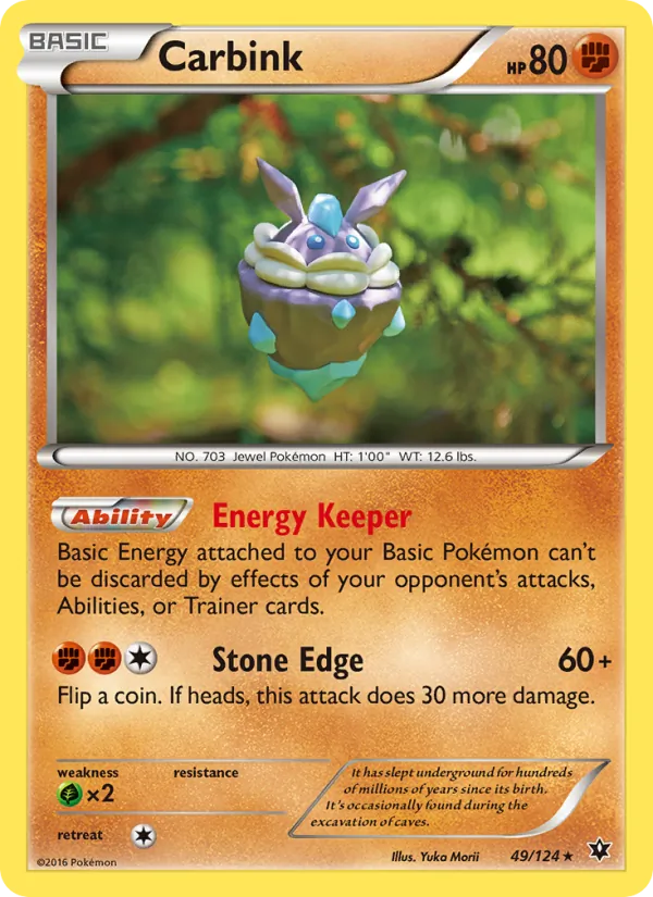 Carbink card from Fates Collide, number 49/124