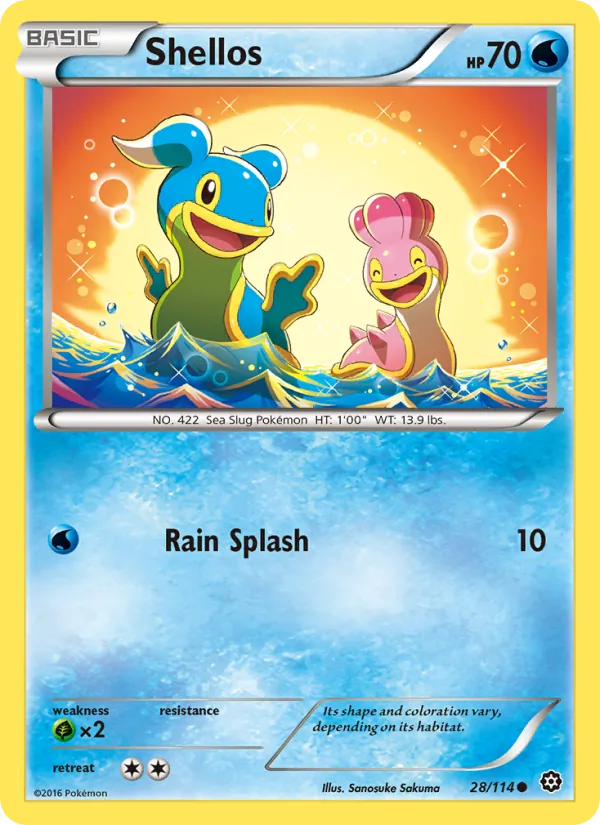 Shellos card from Steam Siege, number 28/114
