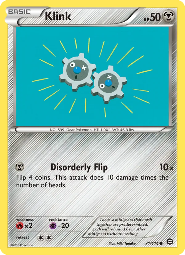 Klink card from Steam Siege, number 71/114
