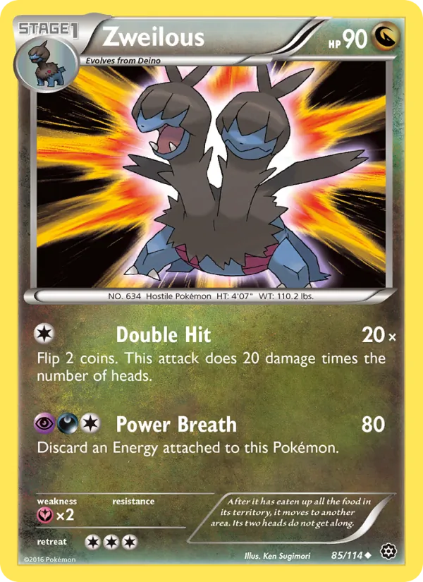 Zweilous card from Steam Siege, number 85/114
