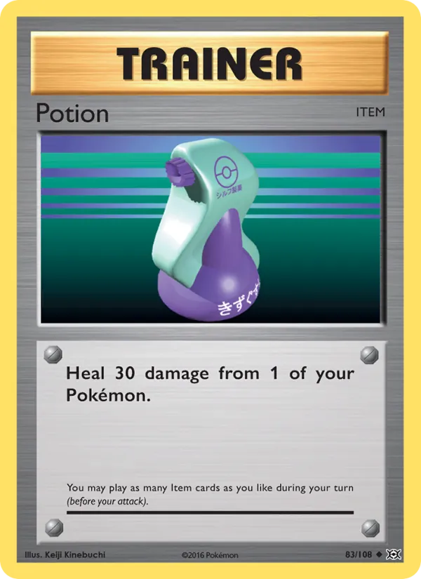 Potion card from Evolutions, number 83/108