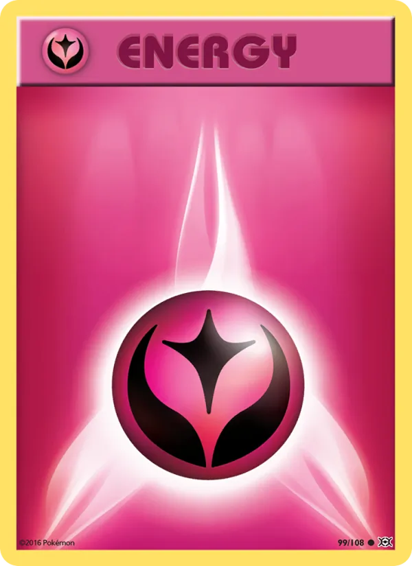 Fairy Energy card from Evolutions, number 99/108