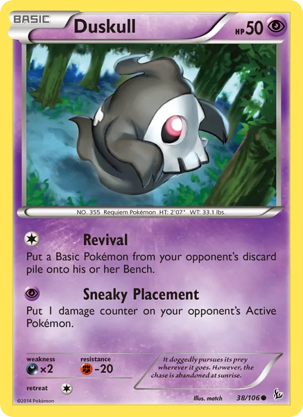 Kartu Duskull dari Flashfire, nomor 38/106