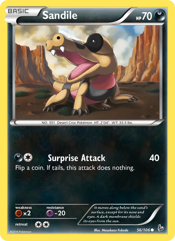 Kartu Sandile dari Flashfire, nomor 56/106