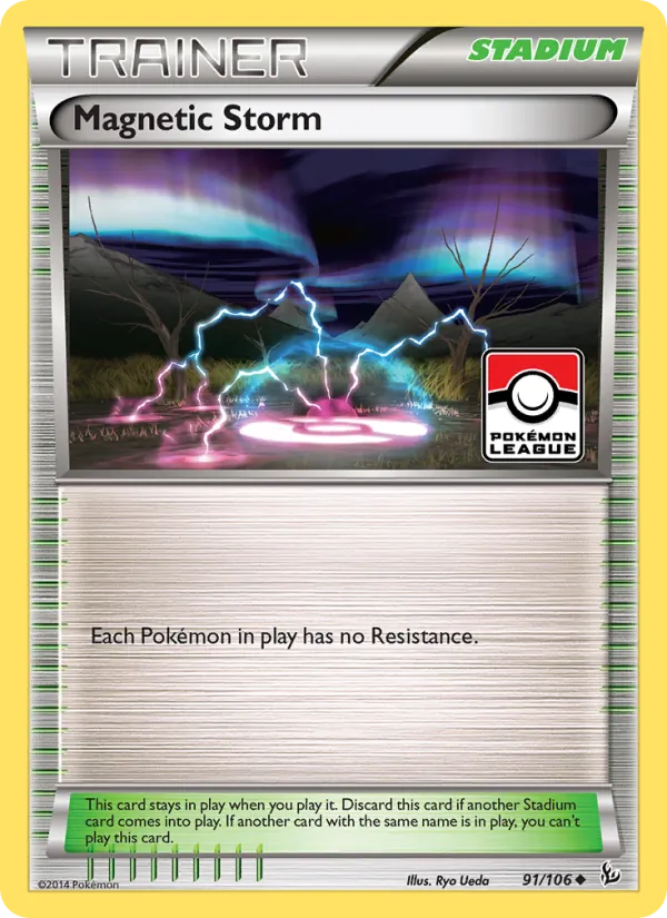 Kaart Magnetic Storm uit Flashfire, nummer 91/106