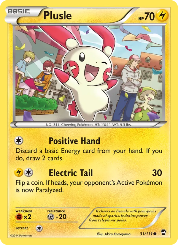 Kartu Plusle dari Furious Fists, nomor 31/111