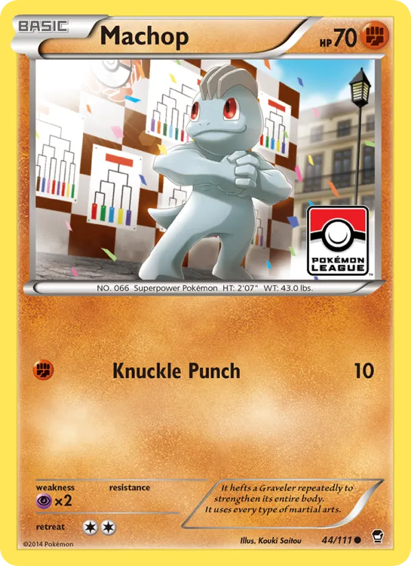 Kartu Machop dari Furious Fists, nomor 44/111