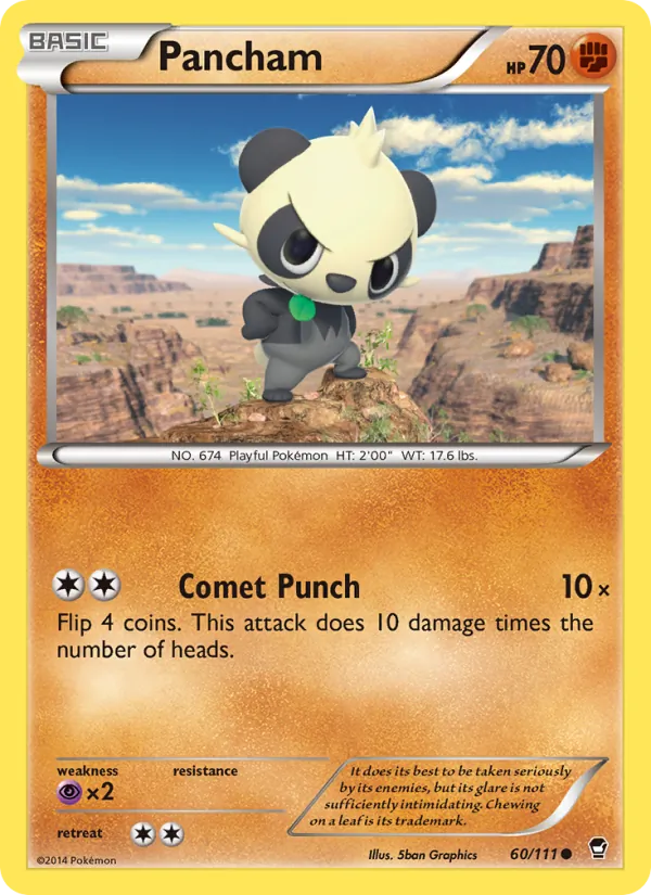 Kartu Pancham dari Furious Fists, nomor 60/111