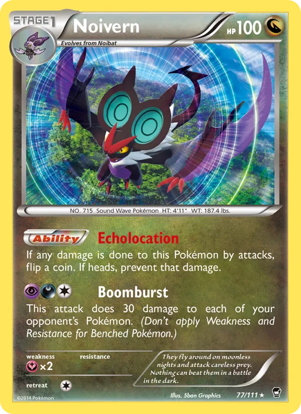 Noivern card from Furious Fists, number 77/111