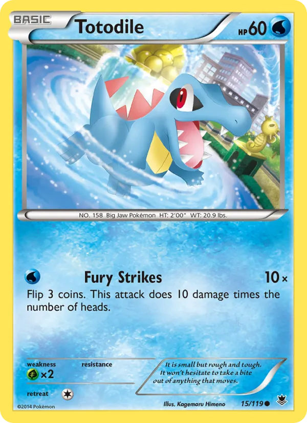 Kartu Totodile dari Phantom Forces, nomor 15/119