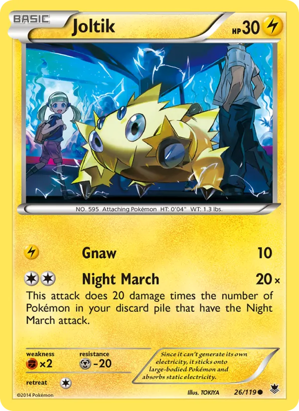 Kaart Joltik uit Phantom Forces, nummer 26/119