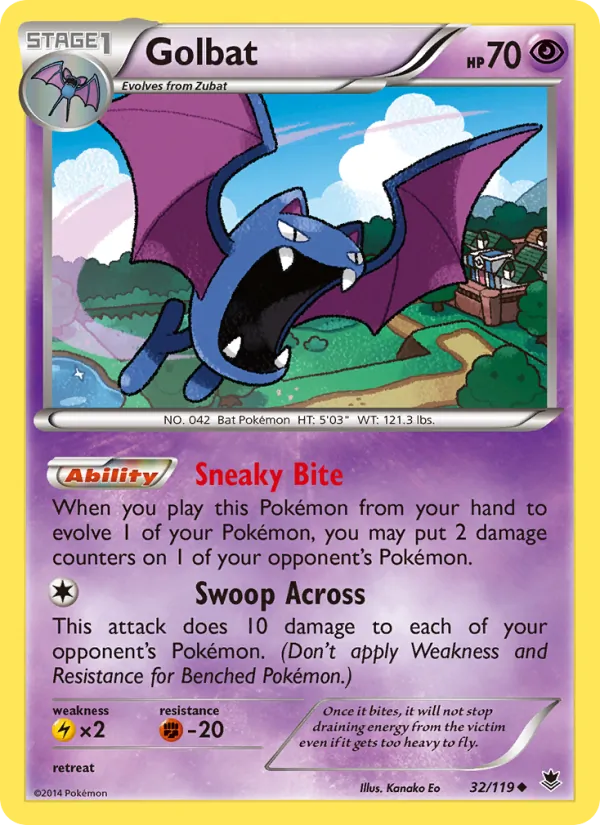 Kaart Golbat uit Phantom Forces, nummer 32/119