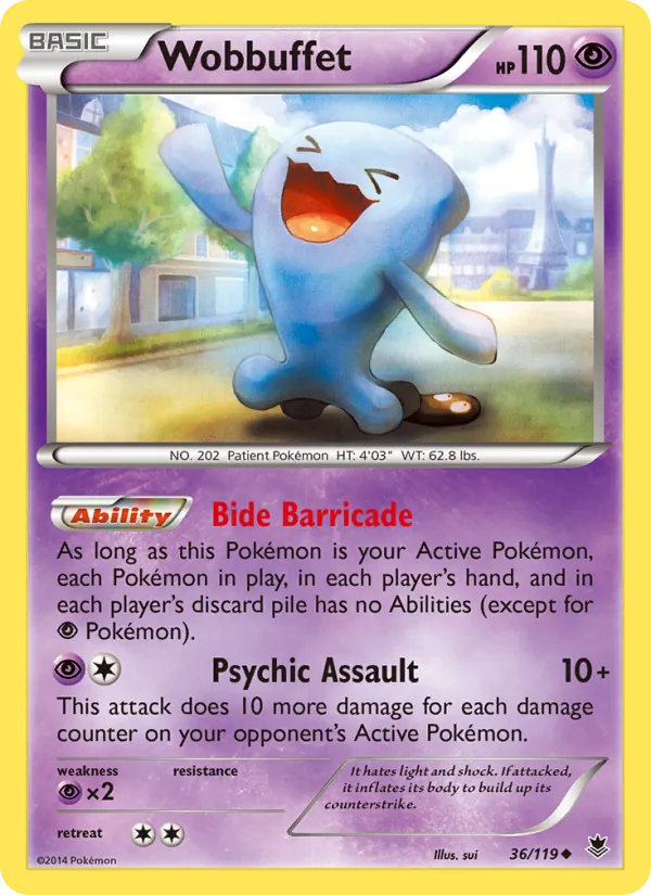 Kartu Wobbuffet dari Phantom Forces, nomor 36/119