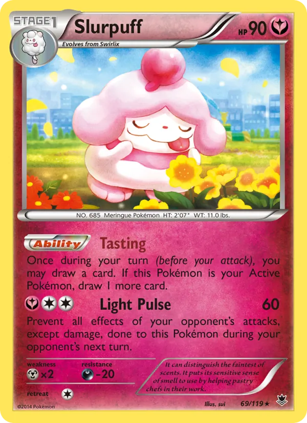 Kaart Slurpuff uit Phantom Forces, nummer 69/119