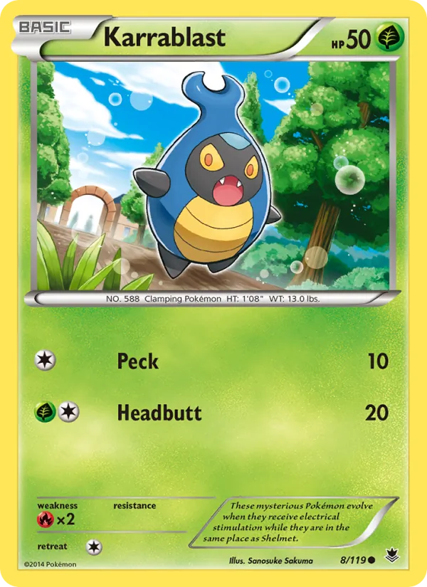 Karrablast card from Phantom Forces, number 8/119