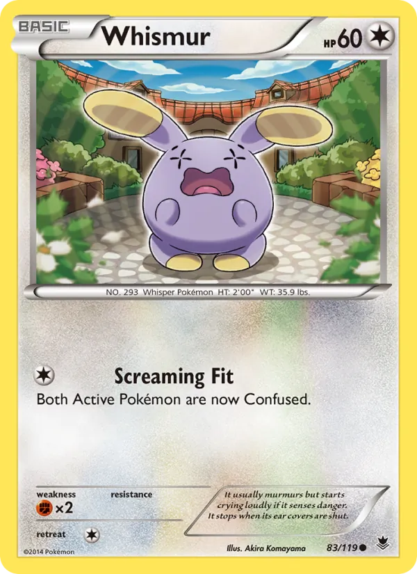 Kartu Whismur dari Phantom Forces, nomor 83/119