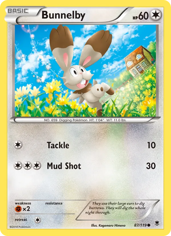 Kartu Bunnelby dari Phantom Forces, nomor 87/119
