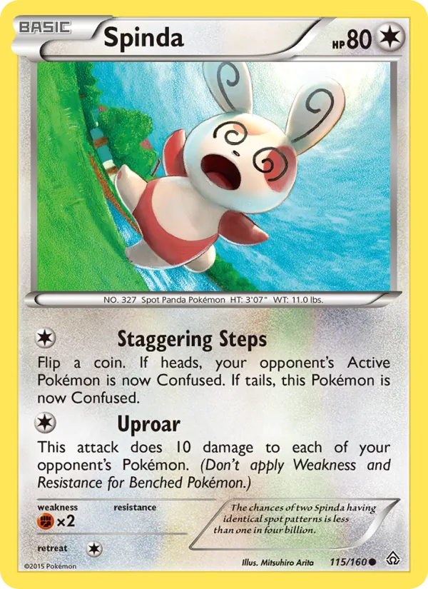 Kaart Spinda uit Primal Clash, nummer 115/160