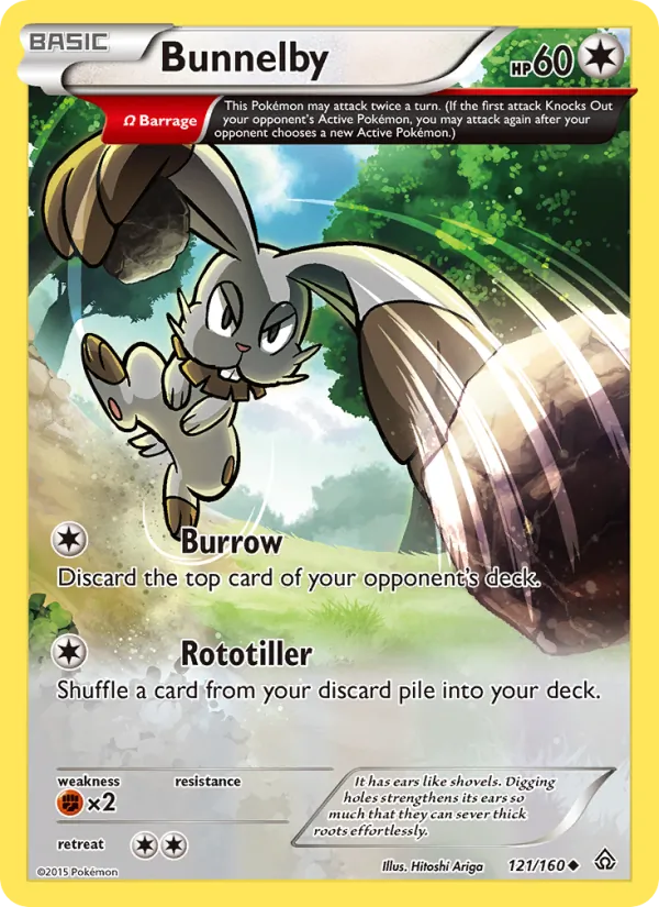 Kaart Bunnelby uit Primal Clash, nummer 121/160