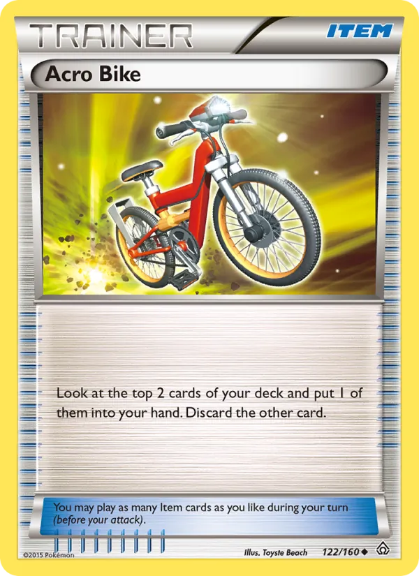 Kartu Acro Bike dari Primal Clash, nomor 122/160