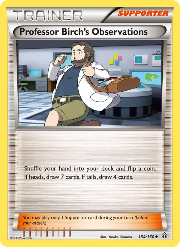 Kaart Professor Birch's Observations uit Primal Clash, nummer 134/160