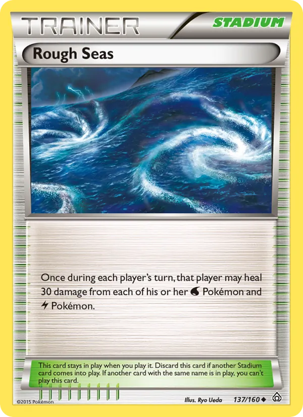 Kaart Rough Seas uit Primal Clash, nummer 137/160