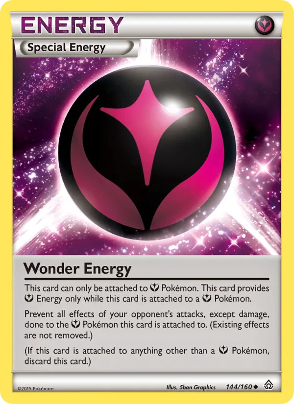 Kartu Wonder Energy dari Primal Clash, nomor 144/160