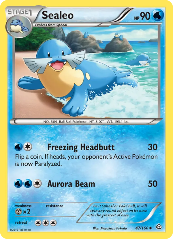 Kartu Sealeo dari Primal Clash, nomor 47/160