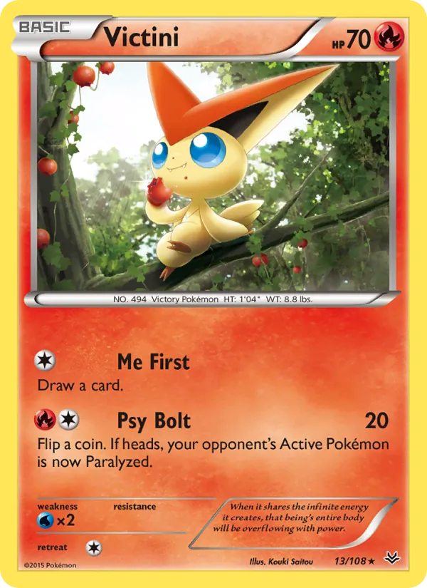Kaart Victini uit Roaring Skies, nummer 13/108