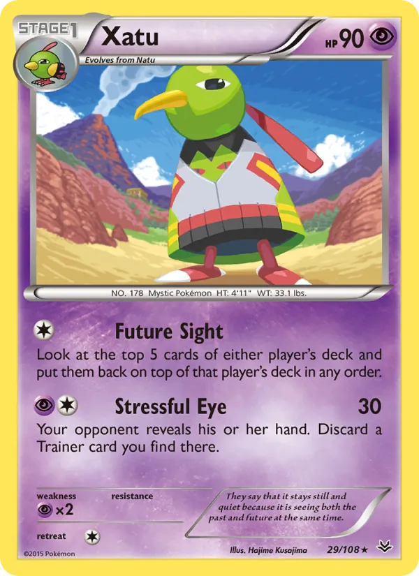 Kaart Xatu uit Roaring Skies, nummer 29/108