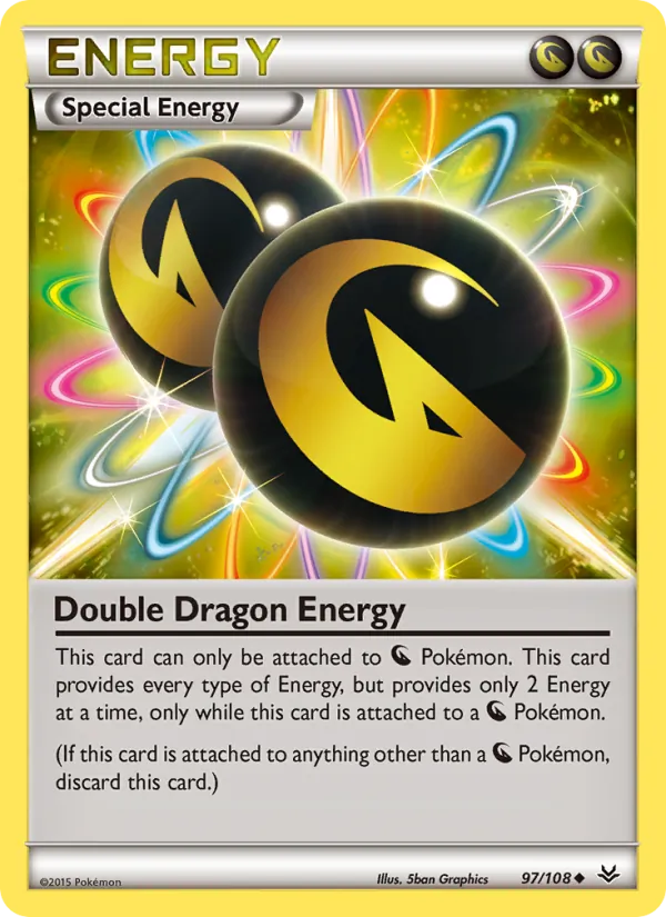 Kaart Double Dragon Energy uit Roaring Skies, nummer 97/108
