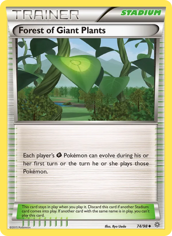Kartu Forest of Giant Plants dari Ancient Origins, nomor 74/98