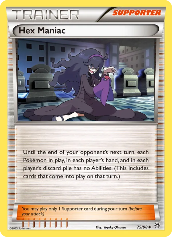 Kaart Hex Maniac uit Ancient Origins, nummer 75/98
