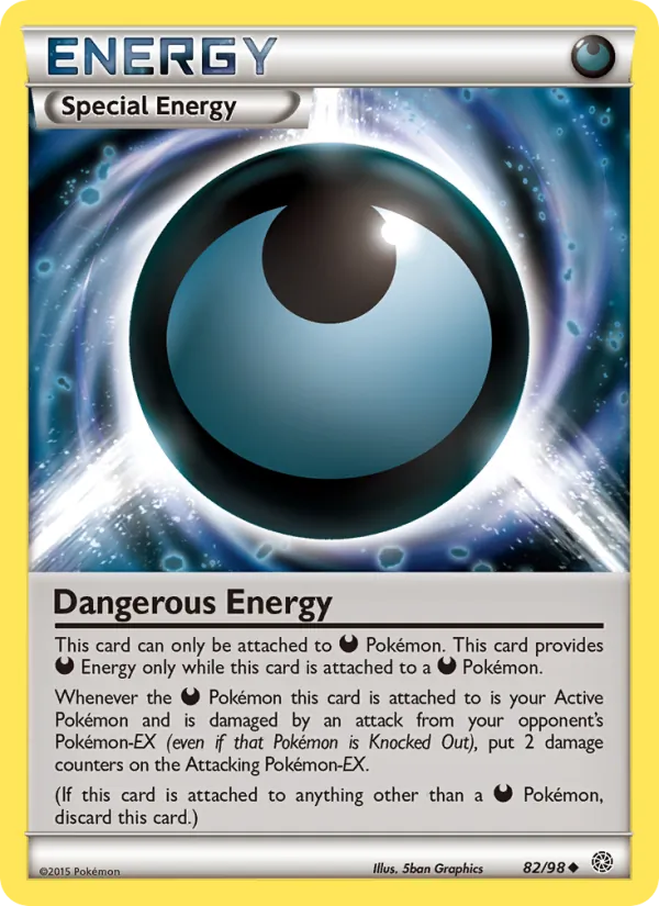 Kaart Dangerous Energy uit Ancient Origins, nummer 82/98