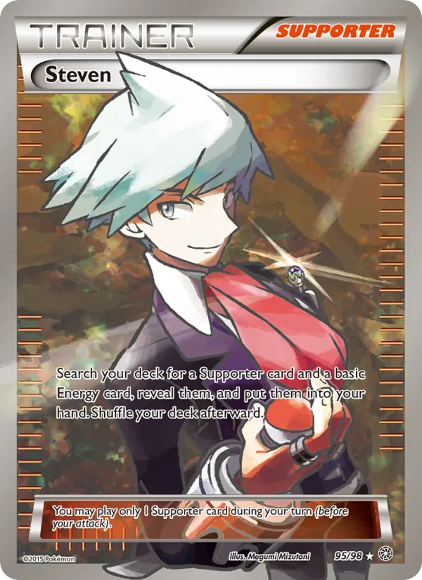 Steven card from Ancient Origins, number 95/98